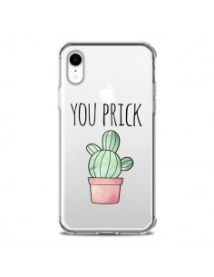 Coque iPhone XR You Prick Cactus Transparente souple -...