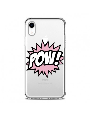 Coque iPhone XR Pow Transparente souple - Maryline Cazenave