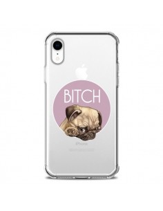 Coque iPhone XR Bulldog Bitch Transparente souple -...