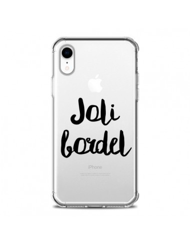 Coque iPhone XR Joli Bordel Transparente souple - Maryline Cazenave