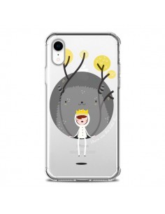 Coque iPhone XR Monstre Princesse Transparente souple -...