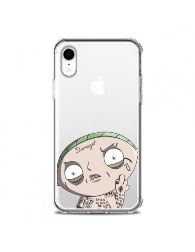 Coque iPhone XR Stewie Joker Suicide Squad Transparente souple - Mikadololo