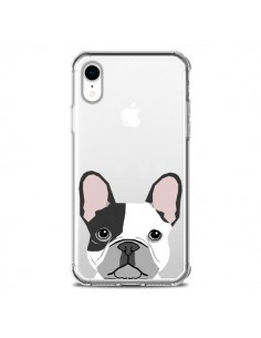 Coque iPhone XR Bulldog Français Chien Transparente...