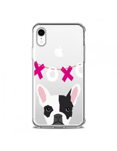 Coque iPhone XR Bulldog Français XoXo Chien Transparente souple - Pet Friendly