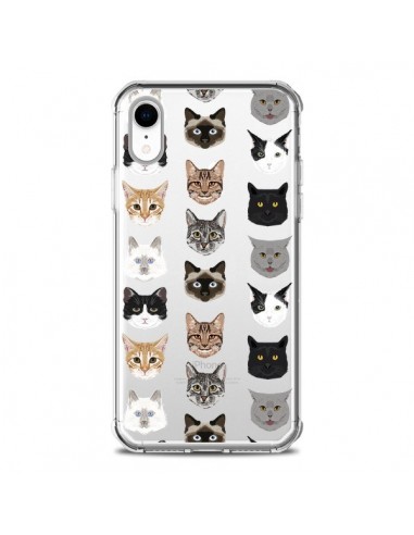 Coque iPhone XR Chats Transparente souple - Pet Friendly