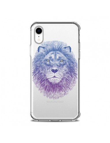 Coque iPhone XR Lion Animal Transparente souple - Rachel Caldwell