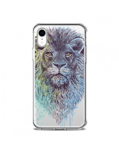 Coque iPhone XR Roi Lion King Transparente souple - Rachel Caldwell