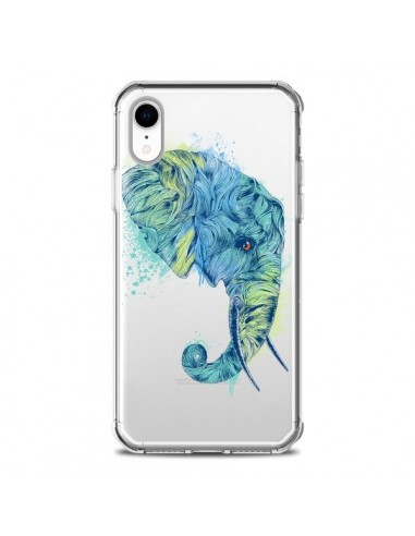 Coque iPhone XR Elephant Elefant Transparente souple - Rachel Caldwell