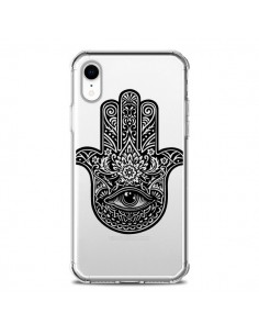 Coque iPhone XR Hamsa Cinq Doigts Main Mauvais Oeil...