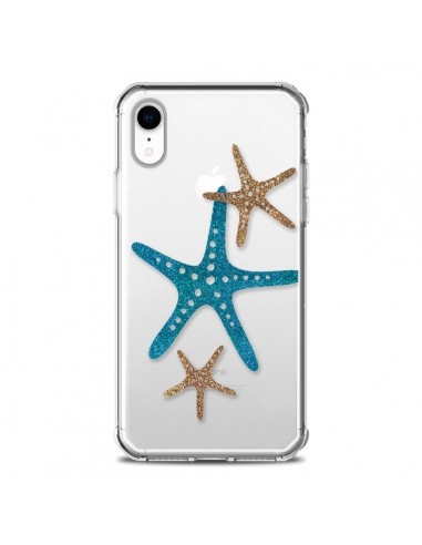 Coque iPhone XR Etoile de Mer Starfish Transparente souple - Sylvia Cook