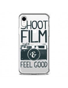 Coque iPhone XR Shoot Film and Feel Good Transparente...