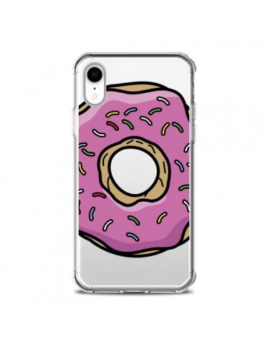 Coque iPhone XR Donuts Rose Transparente souple - Yohan B.