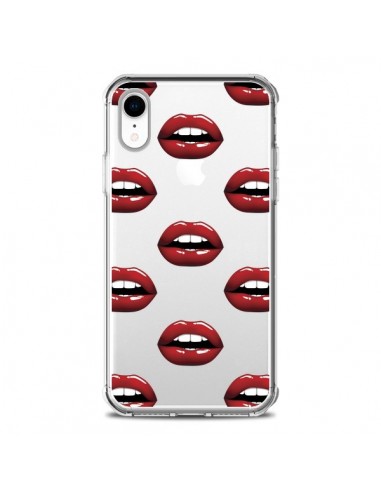 Coque iPhone XR Lèvres Rouges Lips Transparente souple - Yohan B.