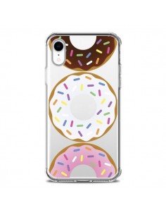 Coque iPhone XR Bagels Bonbons Transparente souple -...