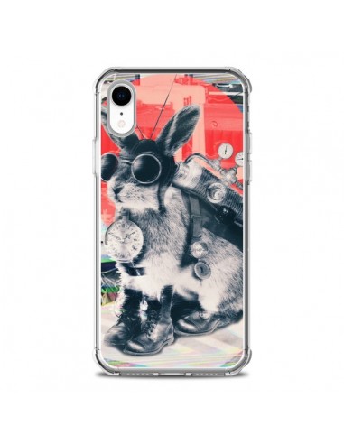 Coque iPhone XR Lapin Time Traveller - Ali Gulec