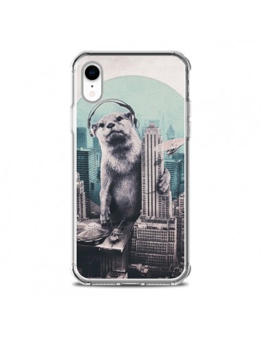 Coque iPhone XR Loutre Dj New York - Ali Gulec