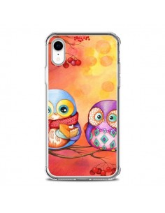 Coque iPhone XR Chouette Arbre - Annya Kai