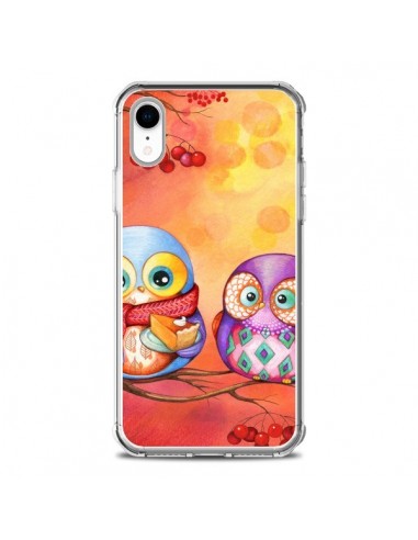 Coque iPhone XR Chouette Arbre - Annya Kai