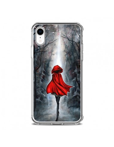 Coque iPhone XR Le Petit Chaperon Rouge Bois - Annya Kai