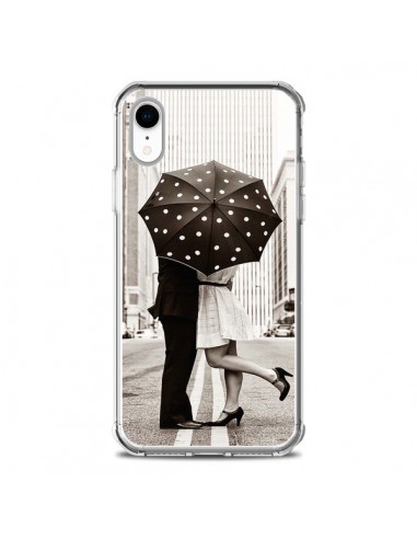 Coque iPhone XR Secret under Umbrella Amour Couple Love - Asano Yamazaki