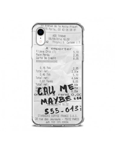Coque iPhone XR Call me maybe - Benoit Bargeton