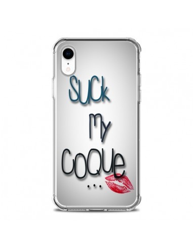 Coque iPhone XR Suck my Coque iPhone XR Lips Bouche Lèvres - Bertrand Carriere
