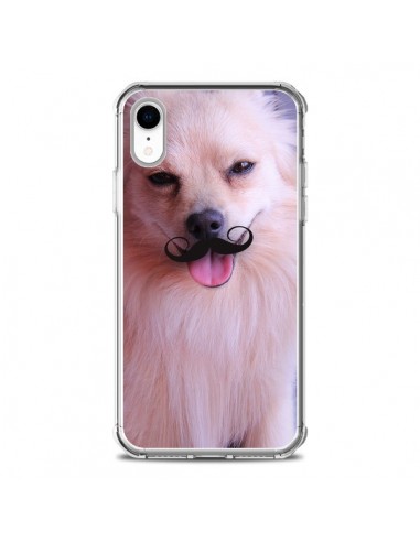 Coque iPhone XR Clyde Chien Movember Moustache - Bertrand Carriere