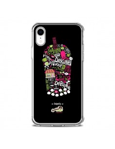 Coque iPhone XR Bubble Fever Original Flavour Noir -...