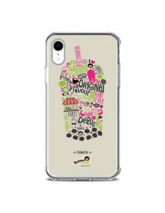 Coque iPhone XR Bubble Fever Original Flavour Beige -...