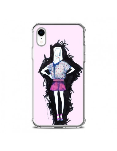 Coque iPhone XR Valentine Femme Fashion Mode Rose Clair - Cécile