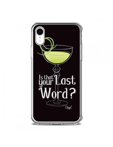 Coque iPhone XR Is that your Last Word Cocktail Barman - Chapo