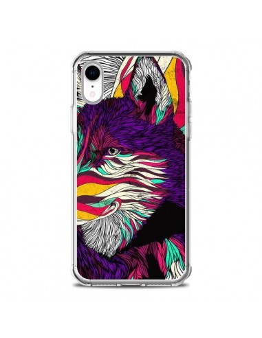 Coque iPhone XR Color Husky Chien Loup - Danny Ivan