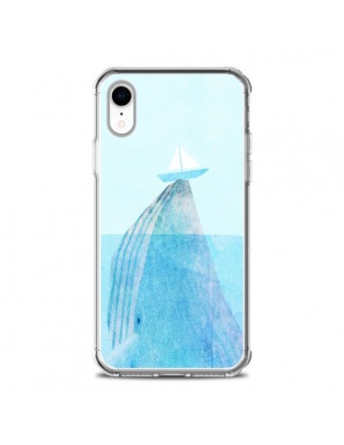 Coque iPhone XR Baleine Whale Bateau Mer - Eric Fan