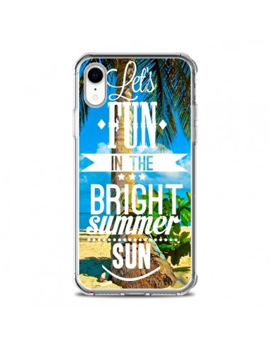 Coque iPhone XR Fun Summer Sun Été - Eleaxart