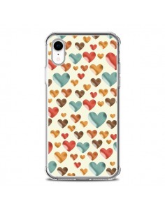 Coque iPhone XR Coeurs Color_s - Eleaxart