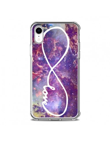 Coque iPhone XR Love Forever Infini Galaxy - Eleaxart
