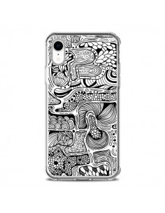 Coque iPhone XR Reflejo Reflet Noir et Blanc - Eleaxart