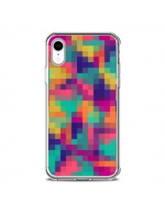 Coque iPhone XR Exotic Mosaic Pixels Azteque - Eleaxart