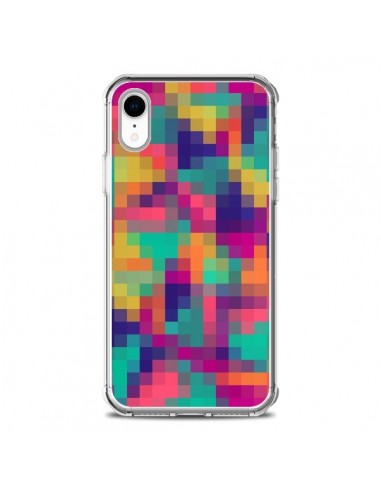 Coque iPhone XR Exotic Mosaic Pixels Azteque - Eleaxart