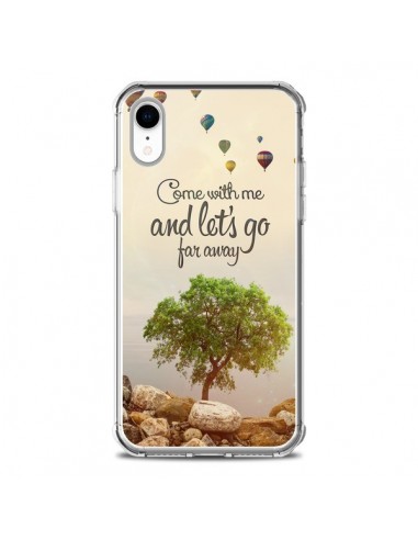 Coque iPhone XR Let's Go Far Away Ballons - Eleaxart