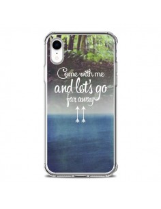Coque iPhone XR Let's Go Far Away Forest Foret - Eleaxart