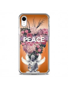 Coque iPhone XR Peace Fleurs Buddha - Eleaxart