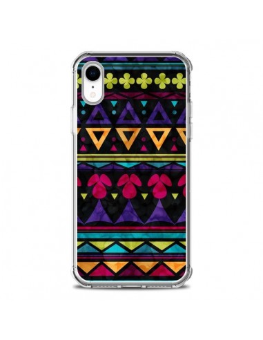 Coque iPhone XR Triangles Pattern Azteque - Eleaxart