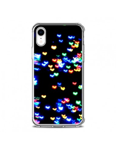 Coque iPhone XR Heart Coeurs Muticolores - Léa Clément