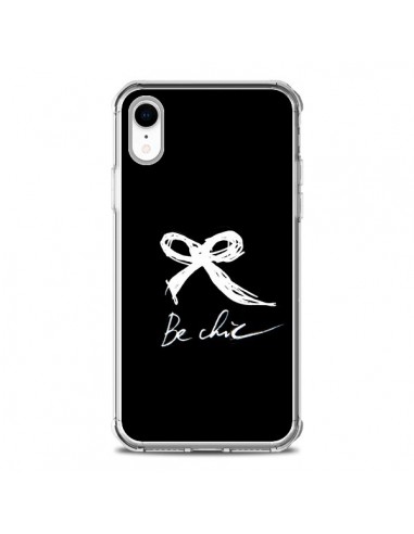 Coque iPhone XR Be Chic Noeud Papillon Blanc - Léa Clément