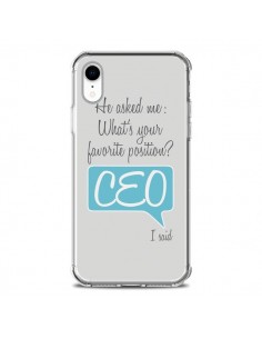 Coque iPhone XR What's your favorite position CEO I said,...