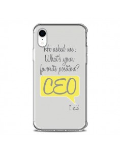 Coque iPhone XR What's your favorite position CEO I said,...