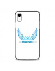 Coque iPhone XR CEO Chief Encouraging Officer Bleu - Shop...