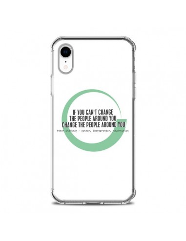 Coque iPhone XR Peter Shankman, Changing People - Shop Gasoline