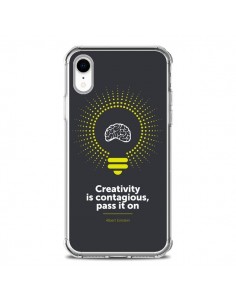 Coque iPhone XR Creativity is contagious, Einstein - Shop...